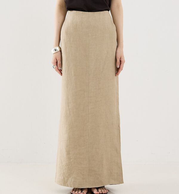 The Store by C' 「【COCUCA】リネンストレートスカート」|スカート|