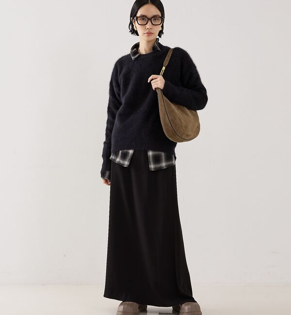 The Store by C' 「【COCUCA】ライトダブルサテンスカート」|スカート|