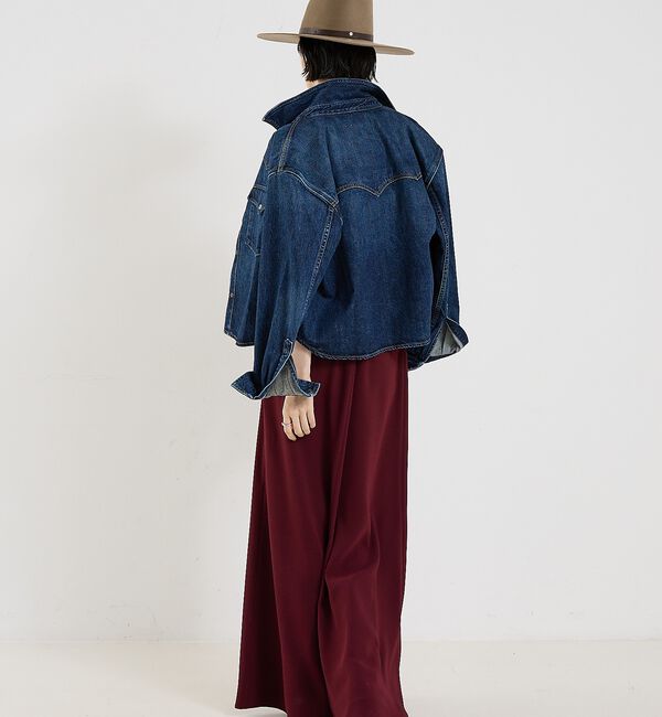 The Store by C' 「【COCUCA】ライトダブルサテンスカート」|スカート|