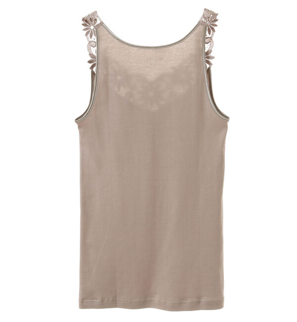 TIARA「【Ott-tricot/オットトリコット】レースタンクトップ」|タンクトップ|