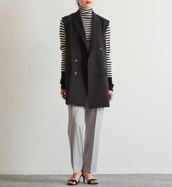 Liesse「ツイルストレッチストレートパンツ（セットアップ対応可）」|その他|