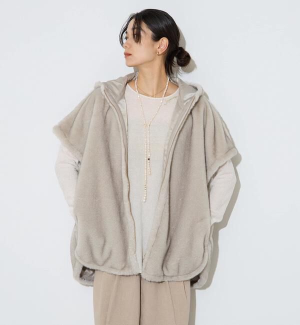 Liesse「フェイクミンクファーオーバーベスト」|ベスト・ジレ|