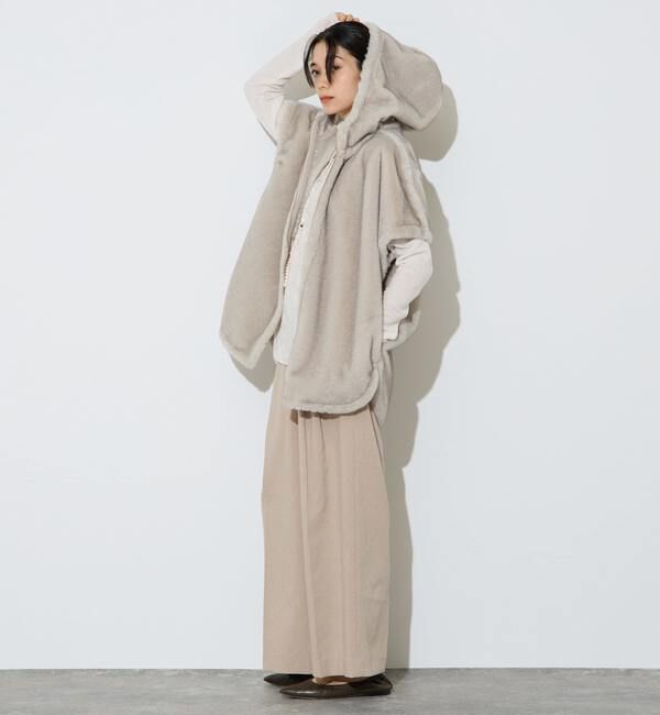 Liesse「フェイクミンクファーオーバーベスト」|ベスト・ジレ|