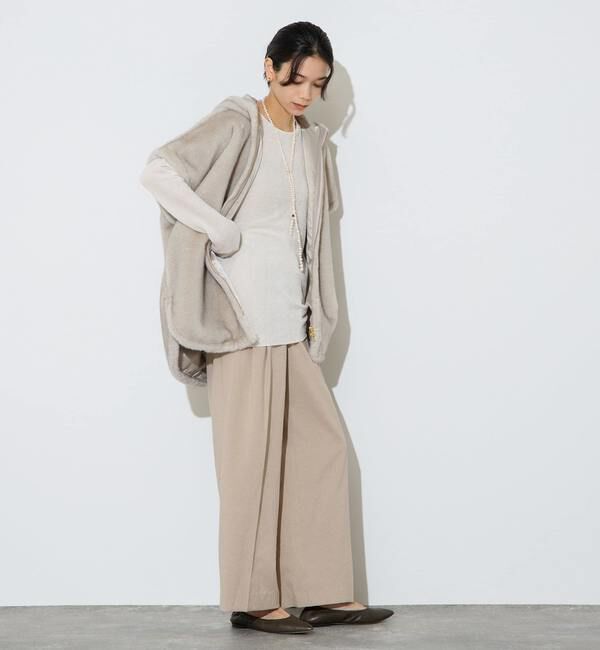 Liesse「フェイクミンクファーオーバーベスト」|ベスト・ジレ|