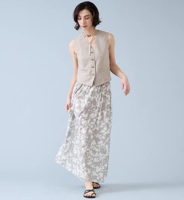 Liesse「麻調ベスト」|ベスト・ジレ|