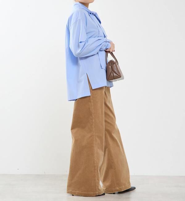 Soffitto「タイ付き（取り外し可能）ブラウス」|シャツ・ブラウス|