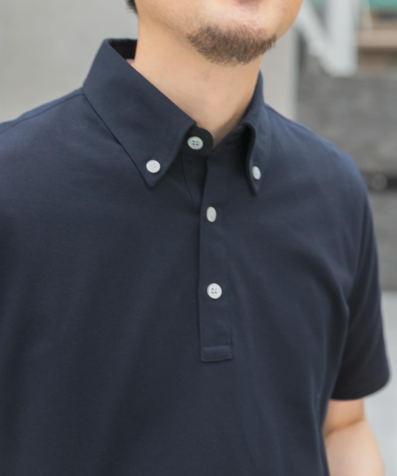 URBAN RESEARCH DOORS「『吸水速乾』LIFE STYLE TAILOR　ボタンダウン半袖プルオーバー」|シャツ・ブラウス|