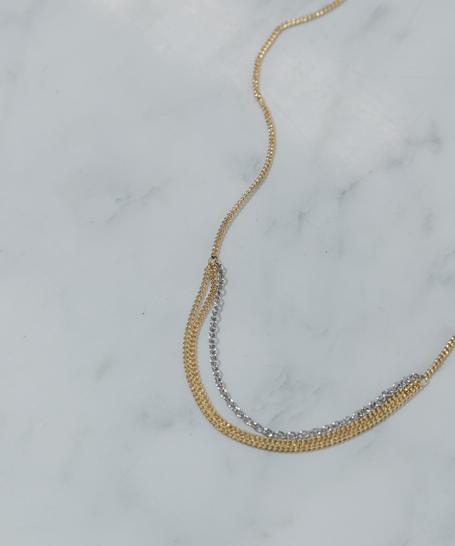 SMELLY「コンビチェーンネックレス」|ネックレス|