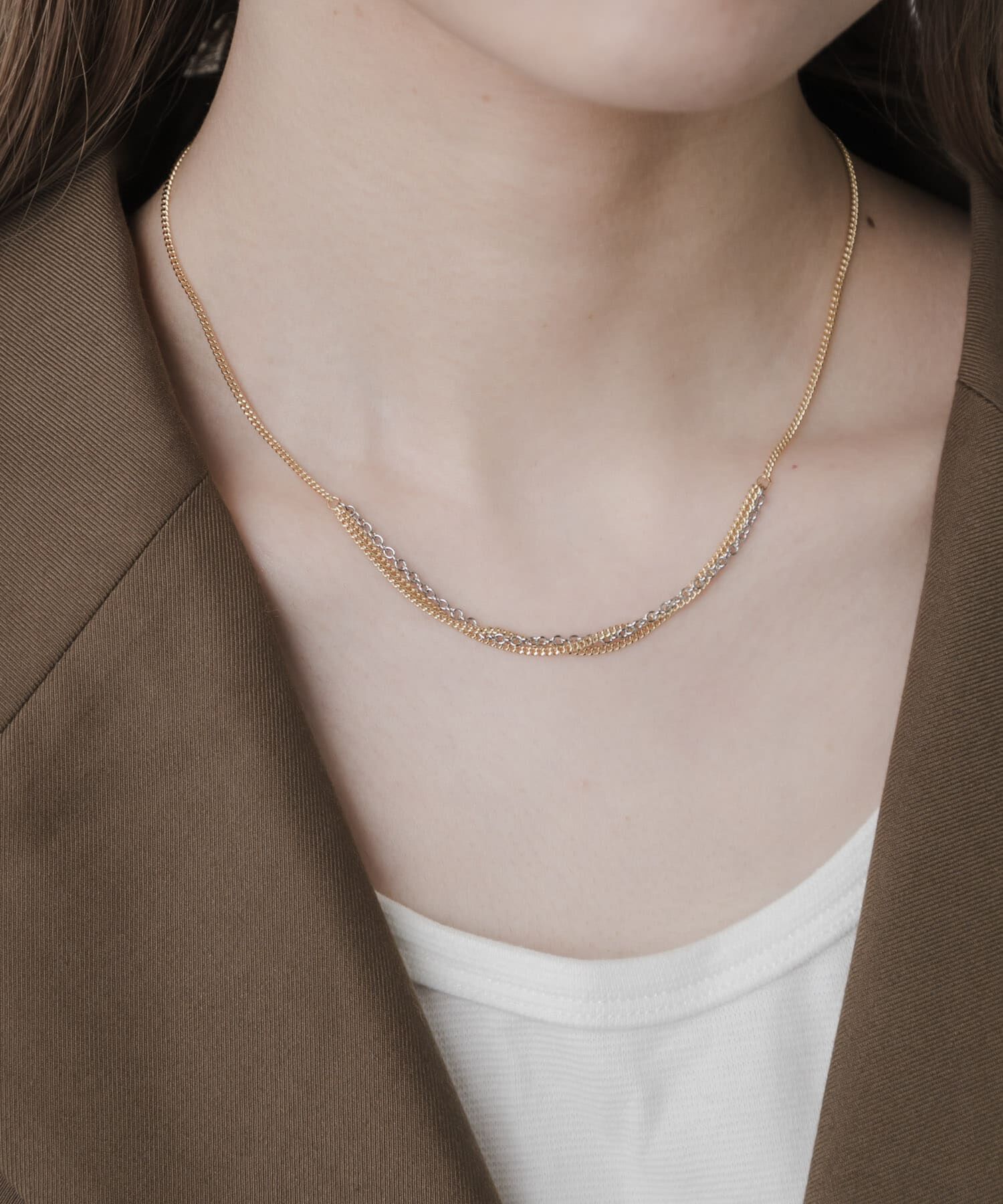 SMELLY「コンビチェーンネックレス」|ネックレス|