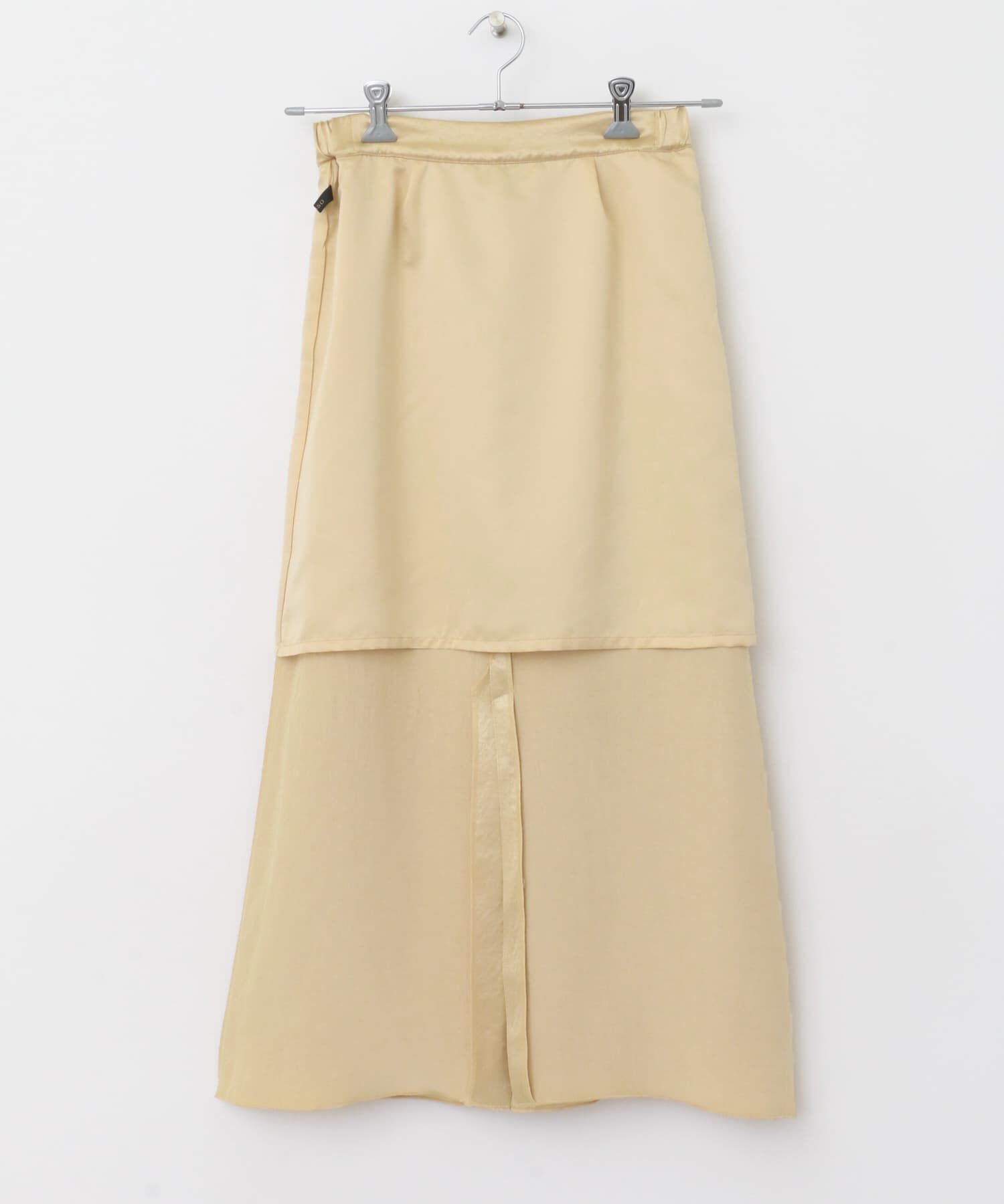 URBAN RESEARCH ROSSO「アセテートサテンスリットスカート」|スカート|