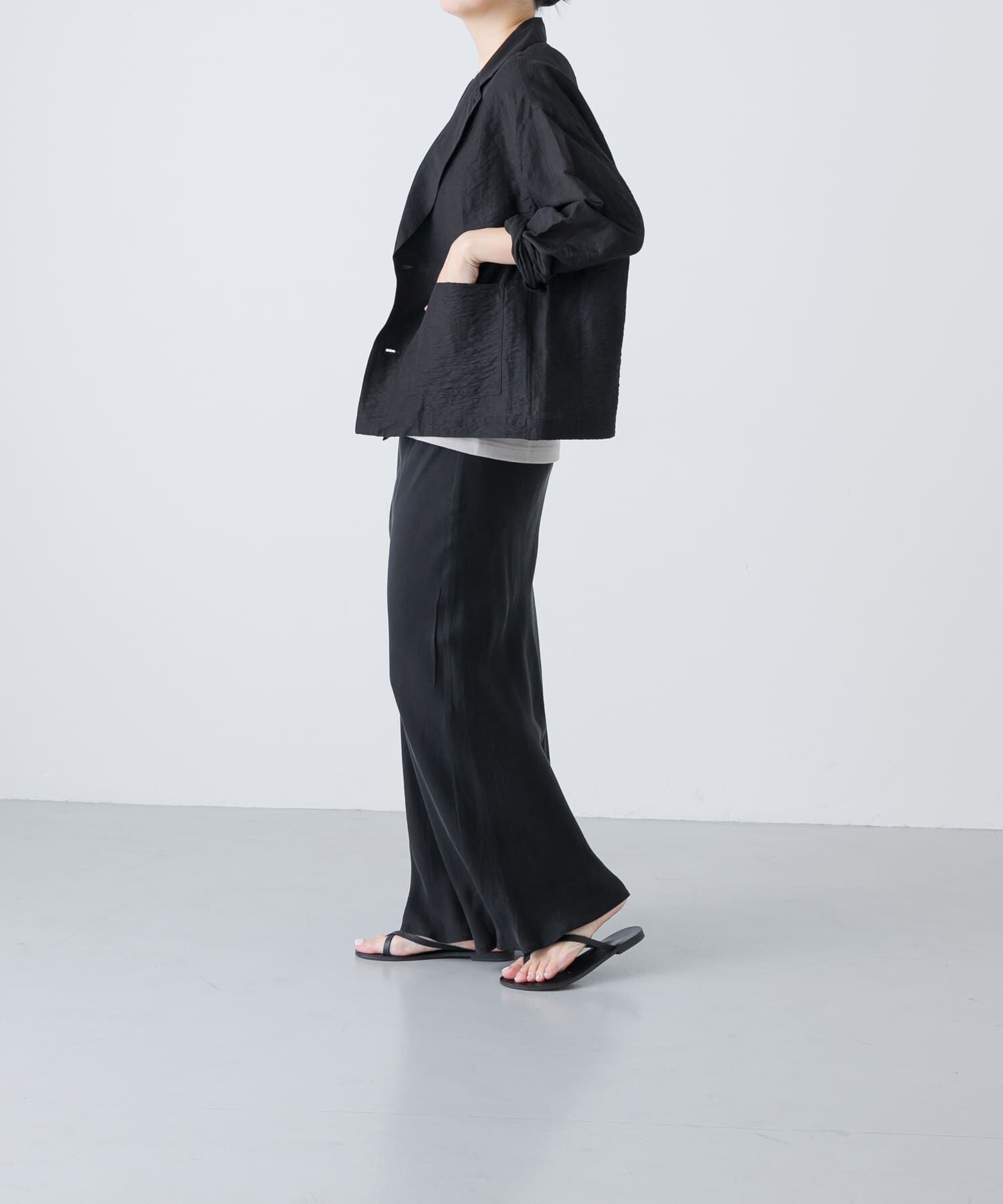 かぐれ「リネンレーヨンテーラードジャケット」|その他|