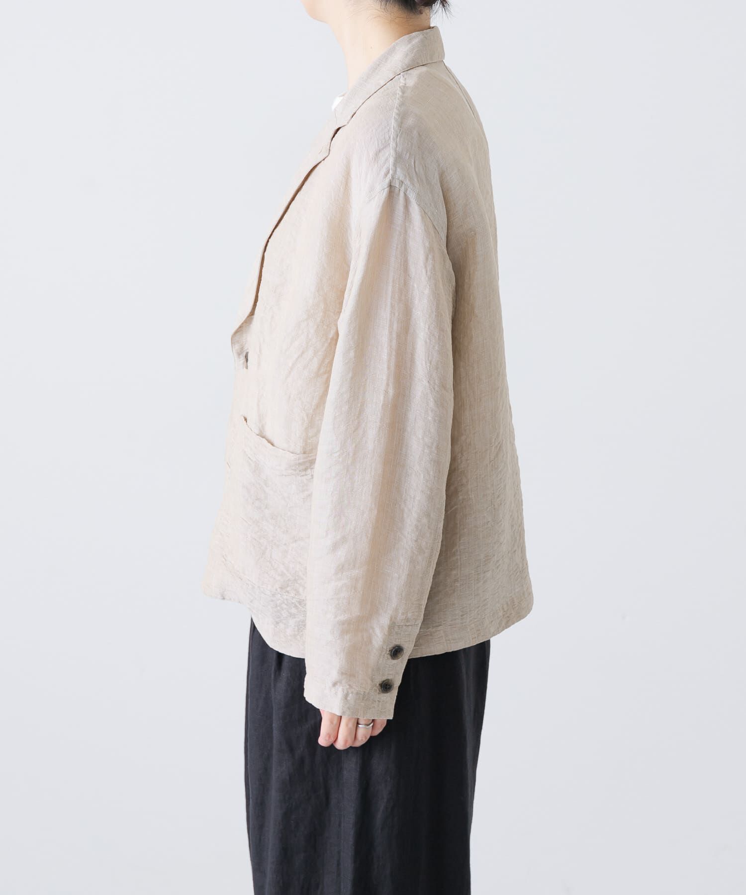 かぐれ「リネンレーヨンテーラードジャケット」|その他|