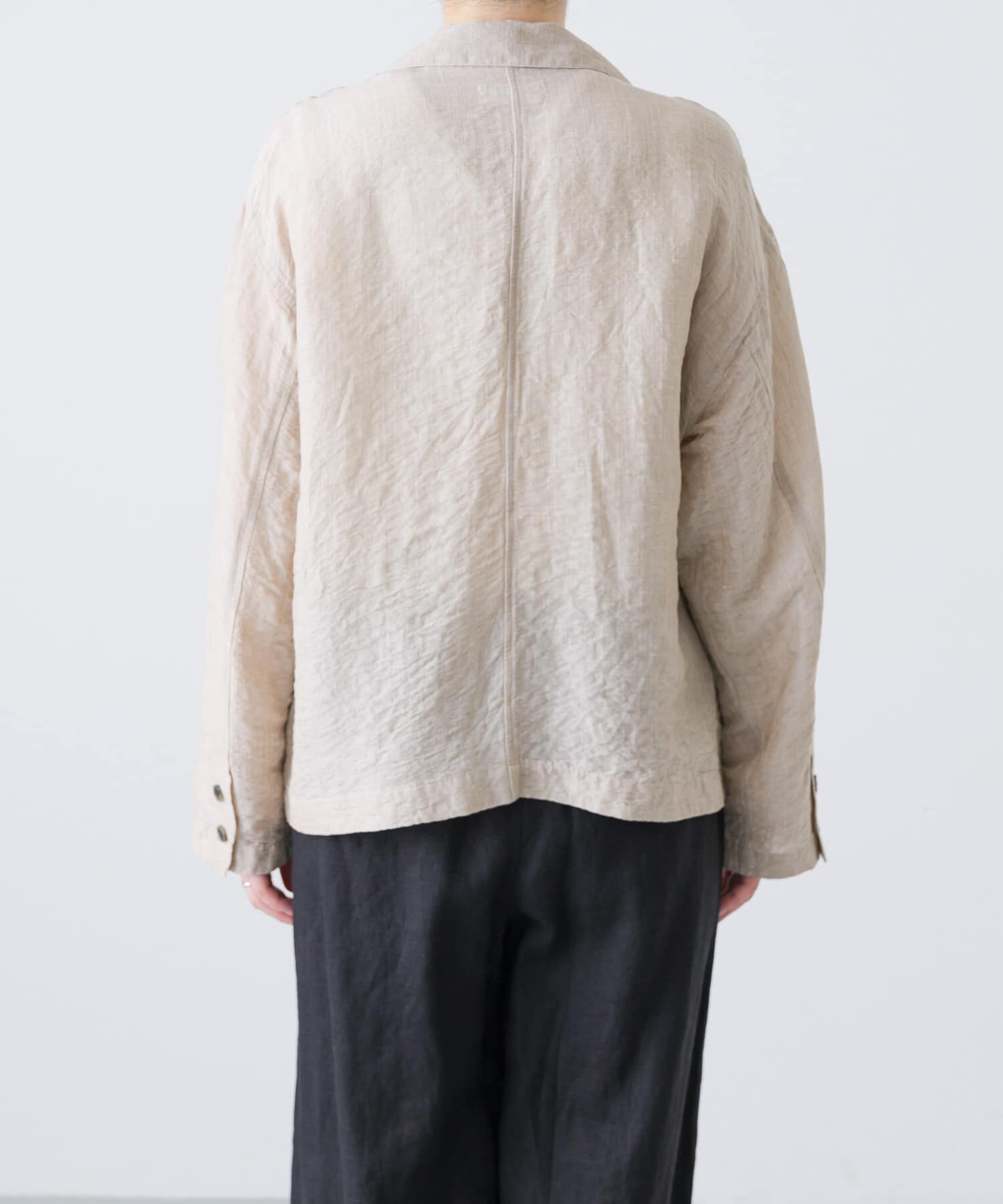 かぐれ「リネンレーヨンテーラードジャケット」|その他|