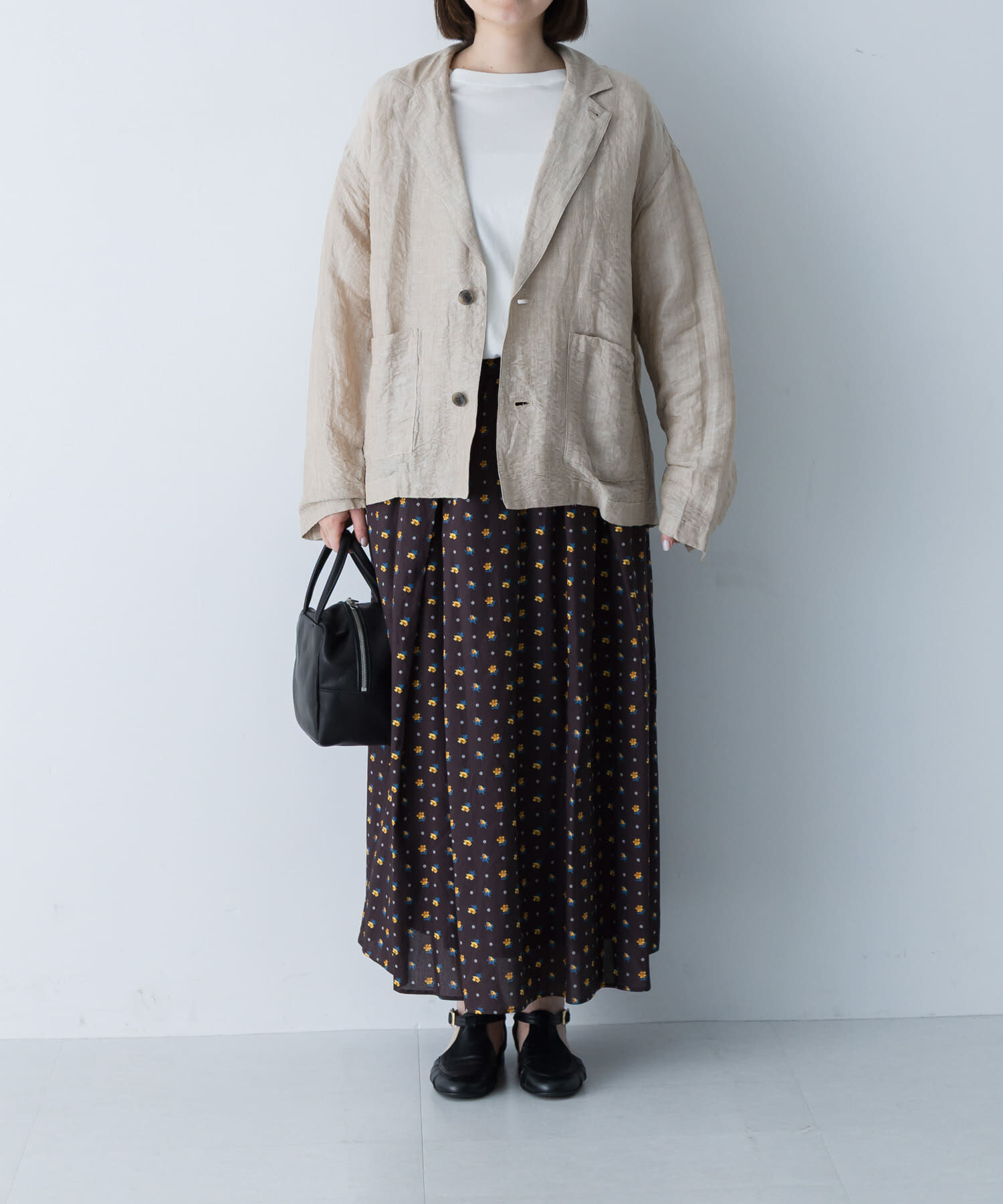 かぐれ「リネンレーヨンテーラードジャケット」|その他|