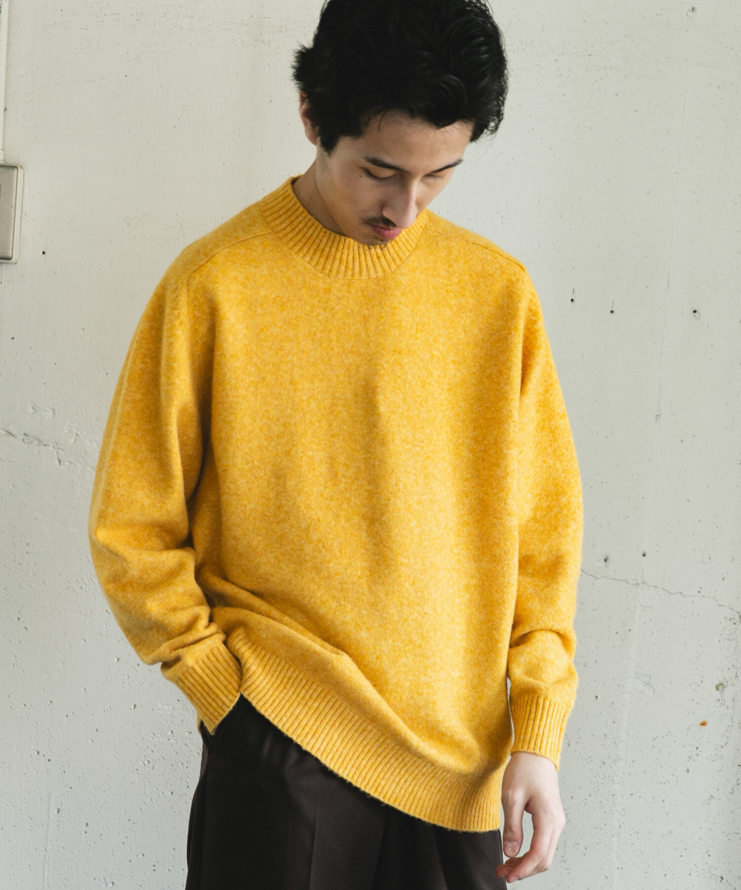 URBAN RESEARCH DOORS「ウール混もちもちハイネックニット」|ニット・セーター|