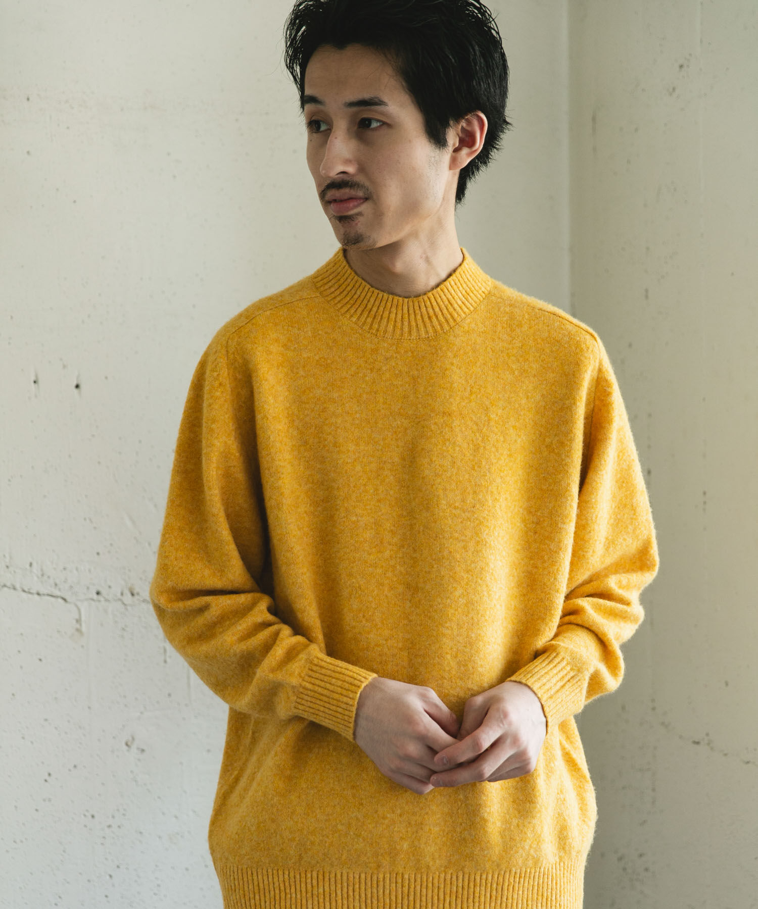 URBAN RESEARCH DOORS「ウール混もちもちハイネックニット」|ニット・セーター|