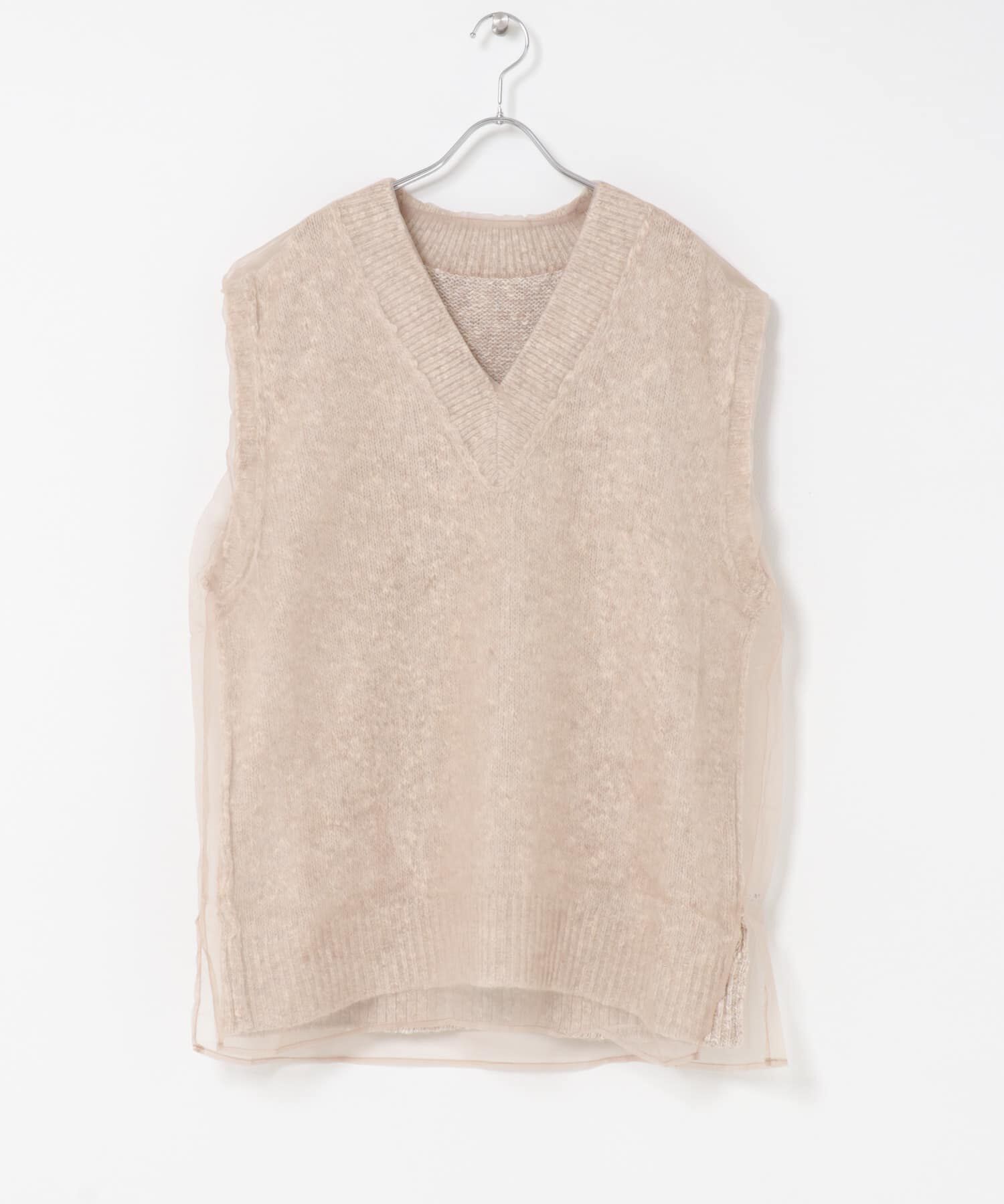 URBAN RESEARCH ROSSO「CHIGNON　リバーオーガンドッキングベスト」|ベスト・ジレ|