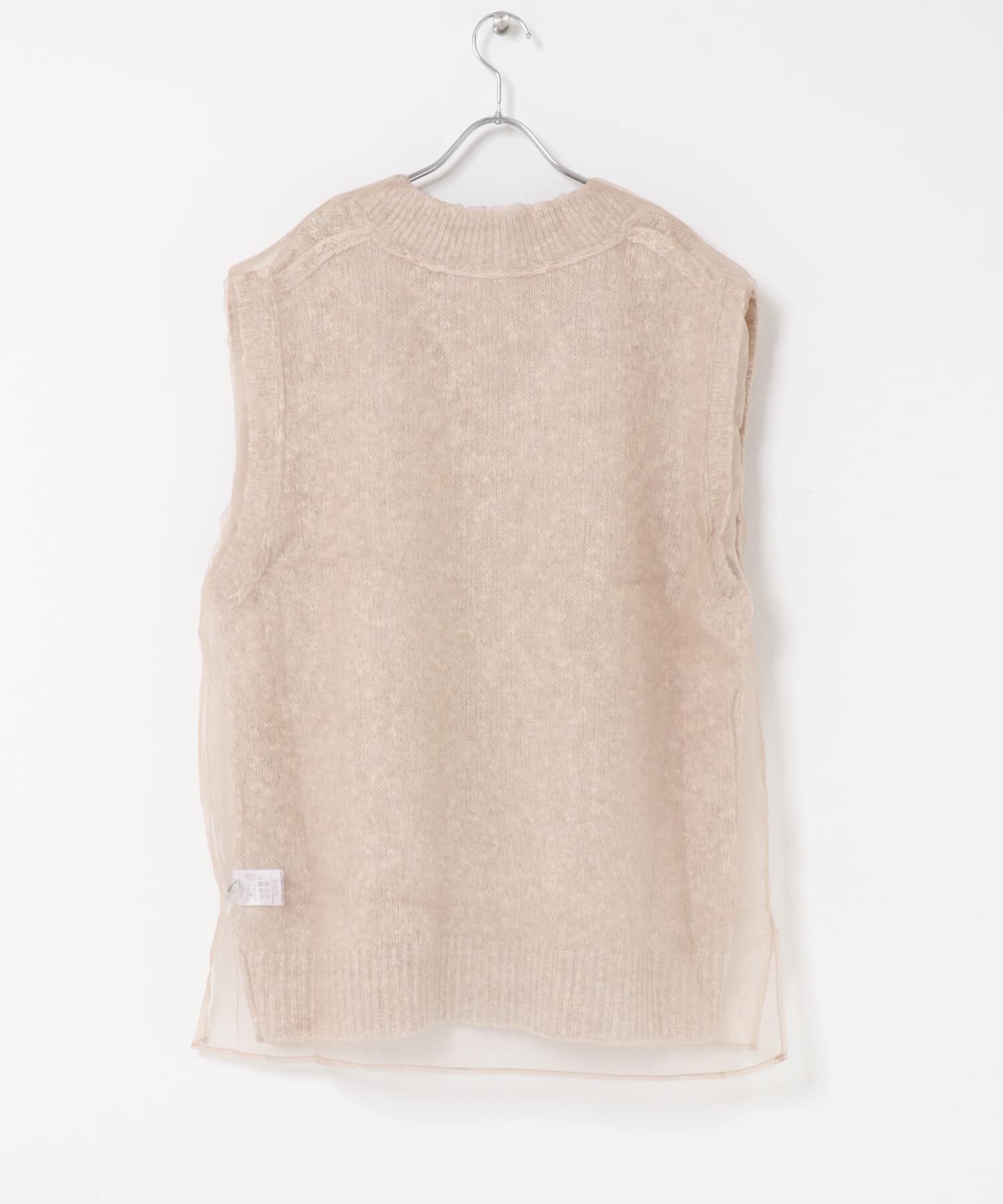 URBAN RESEARCH ROSSO「CHIGNON　リバーオーガンドッキングベスト」|ベスト・ジレ|