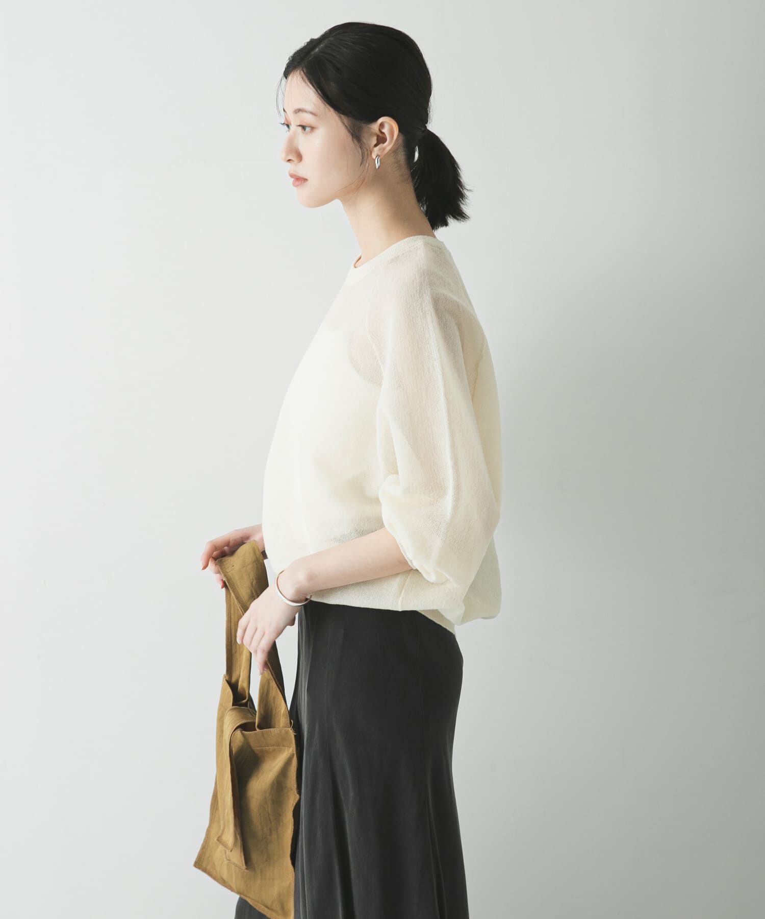 URBAN RESEARCH「リネン混スポンディッシュニット」|ニット・セーター|