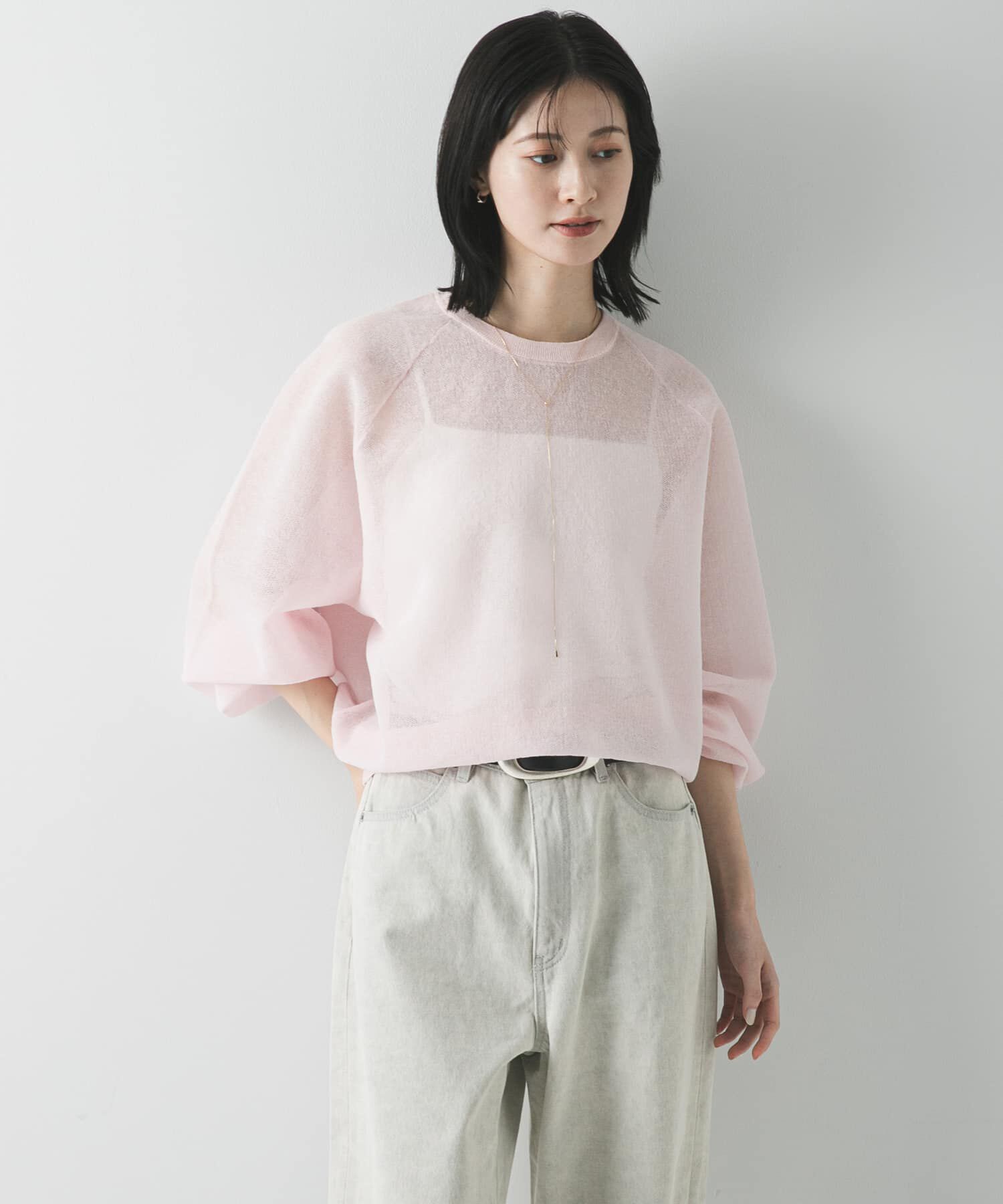 URBAN RESEARCH「リネン混スポンディッシュニット」|ニット・セーター|