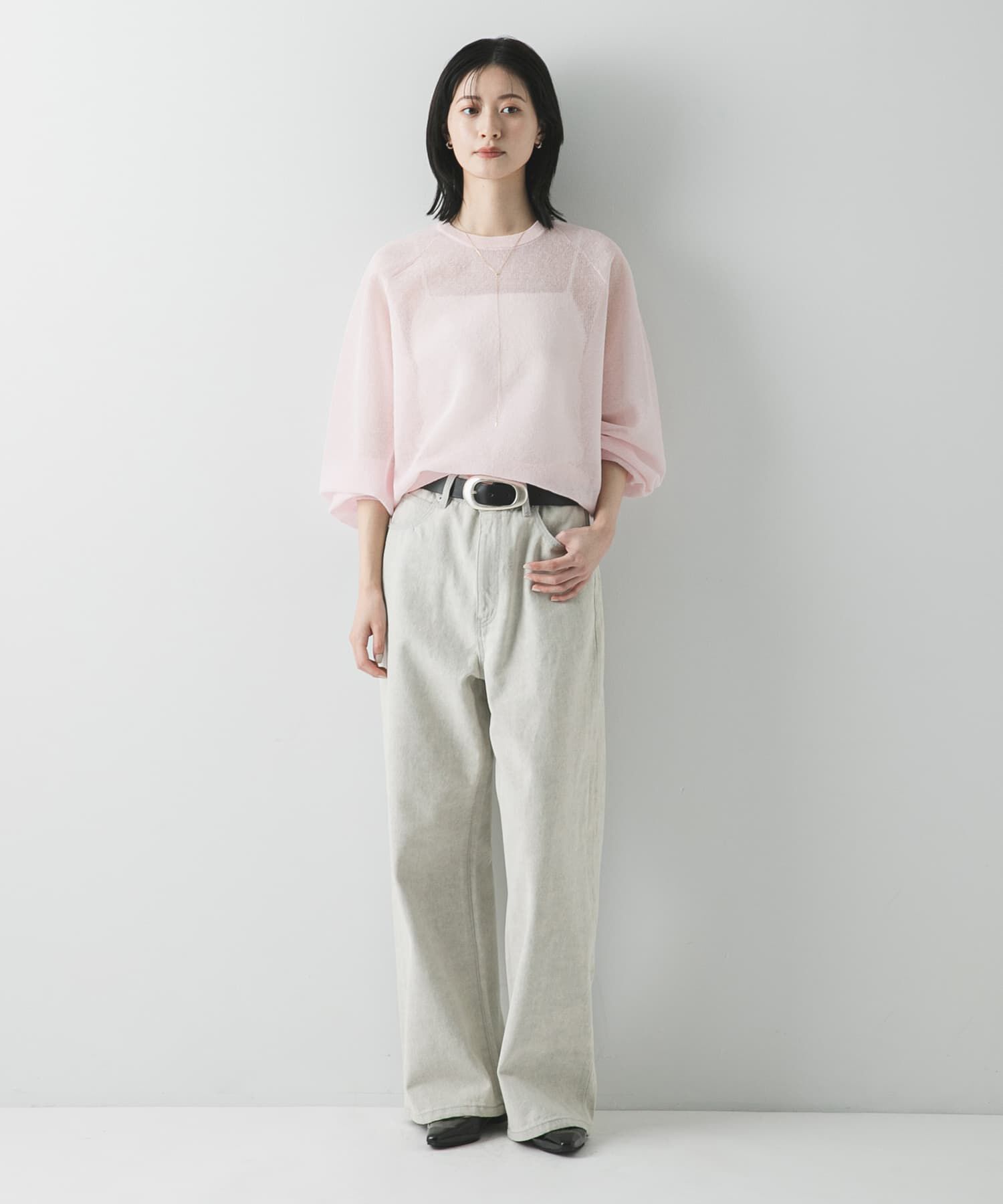 URBAN RESEARCH「リネン混スポンディッシュニット」|ニット・セーター|