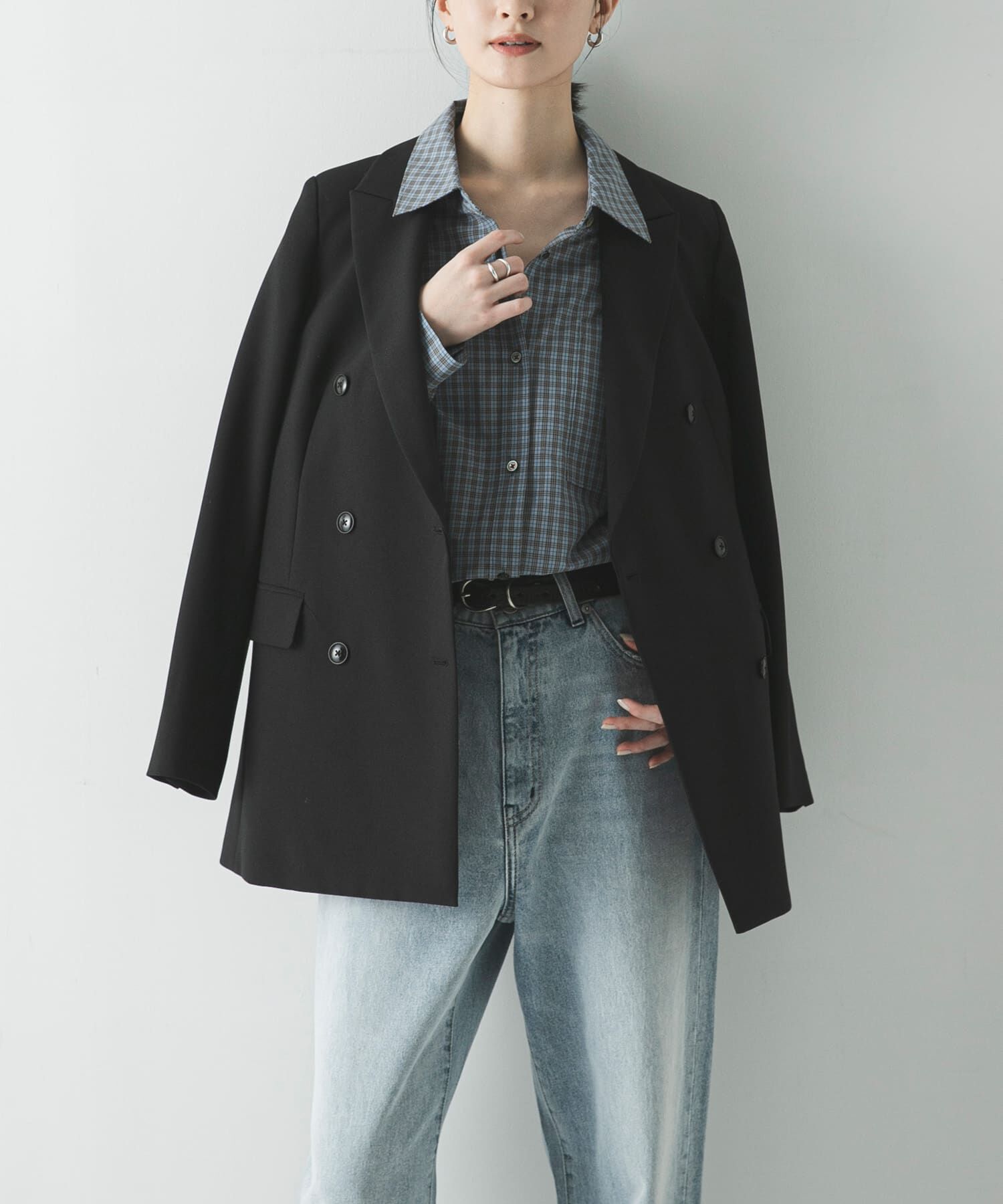 URBAN RESEARCH「レギュラーカラーチェックシャツ」|シャツ・ブラウス|