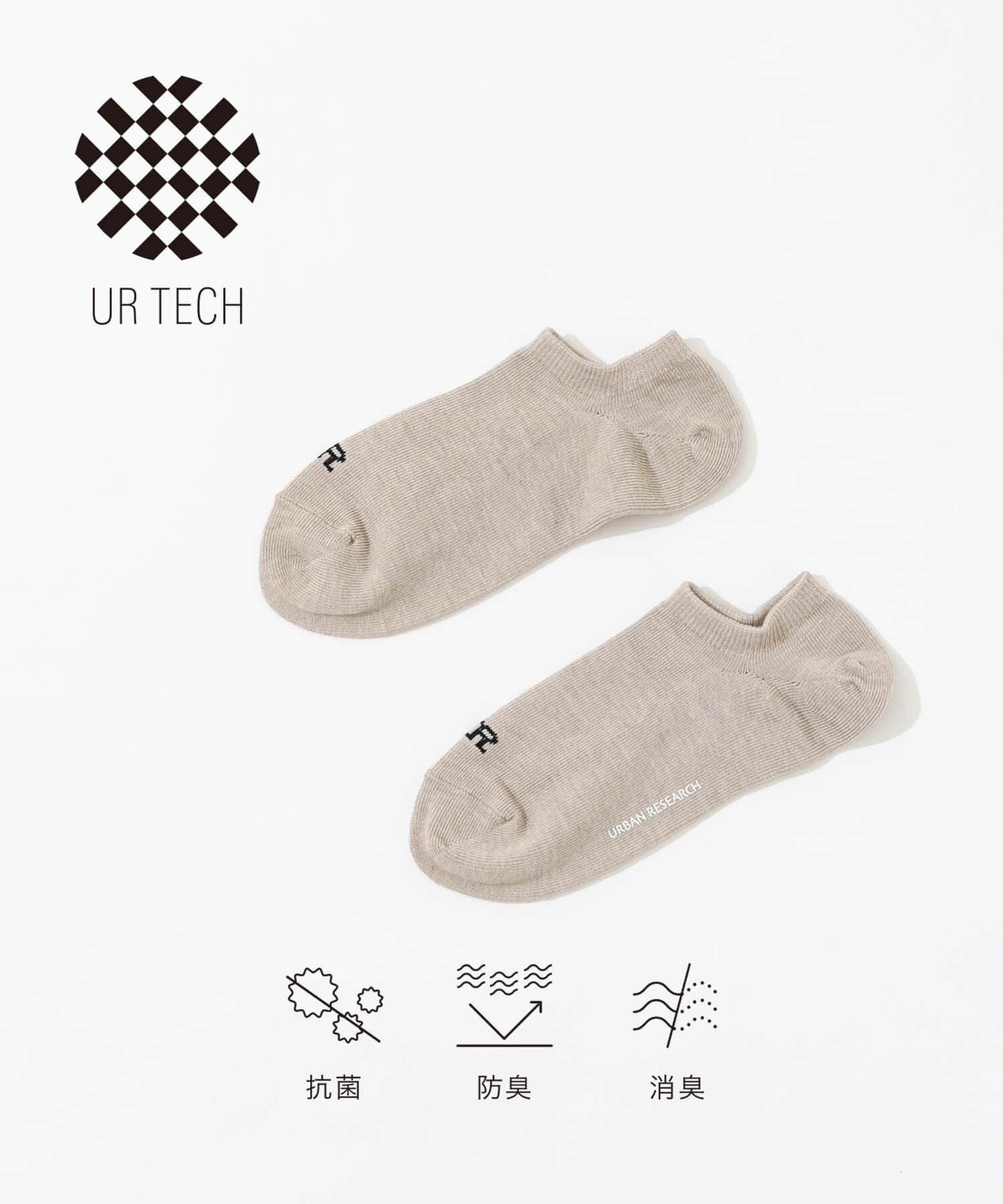 URBAN RESEARCH「『UR TECH』スニーカー丈ソックス」|ソックス|ベージュ