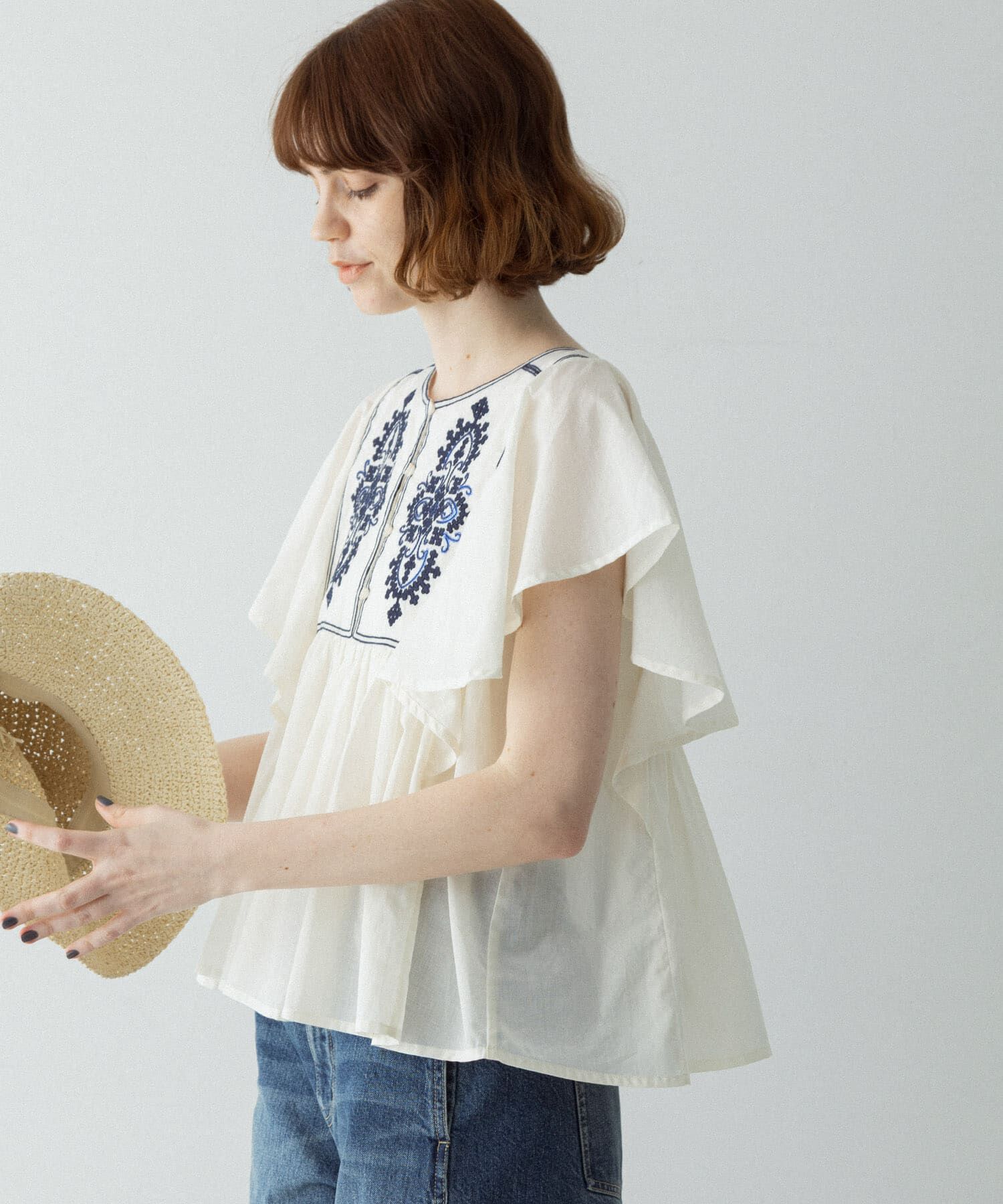 Sonny Label 「スパンコールエンブロイダリーブラウス」|シャツ・ブラウス|