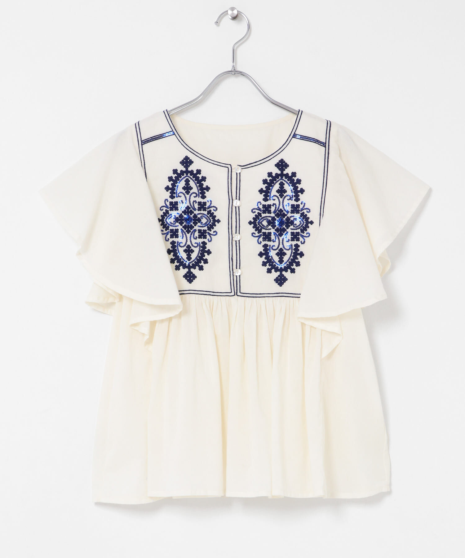 Sonny Label 「スパンコールエンブロイダリーブラウス」|シャツ・ブラウス|