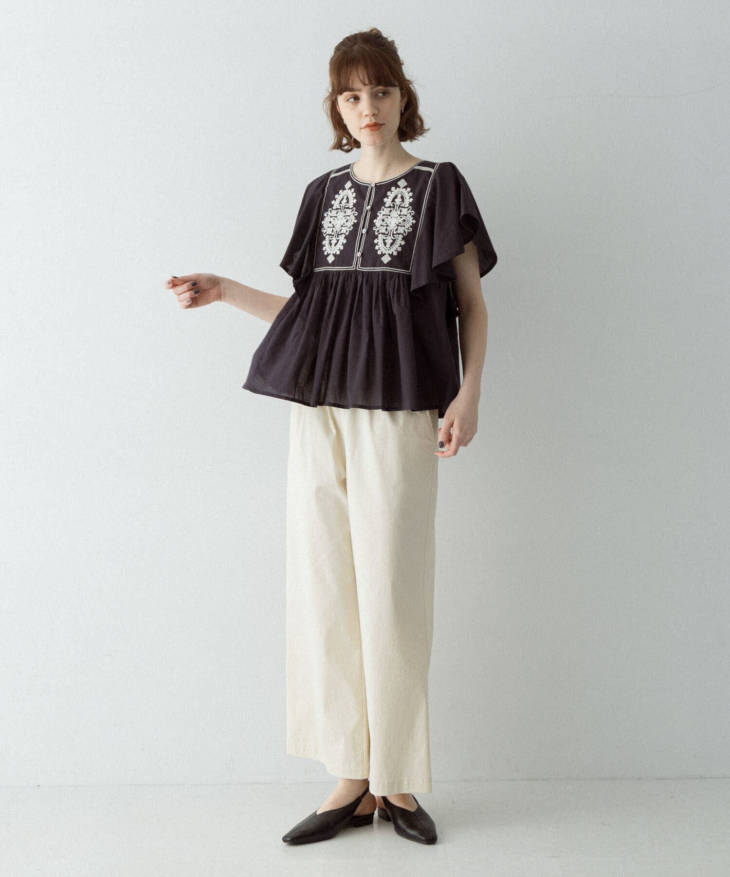 Sonny Label 「スパンコールエンブロイダリーブラウス」|シャツ・ブラウス|