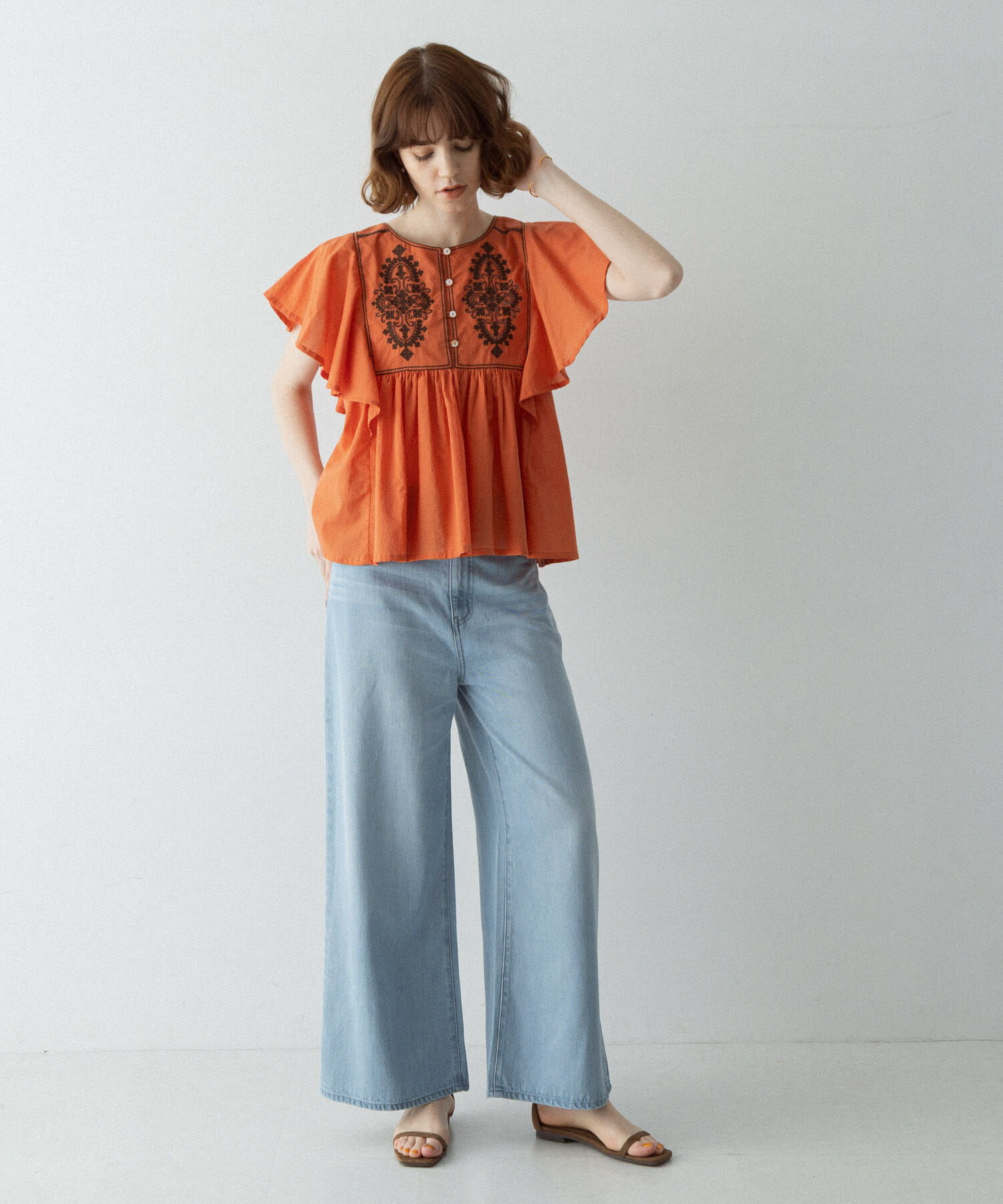 Sonny Label 「スパンコールエンブロイダリーブラウス」|シャツ・ブラウス|