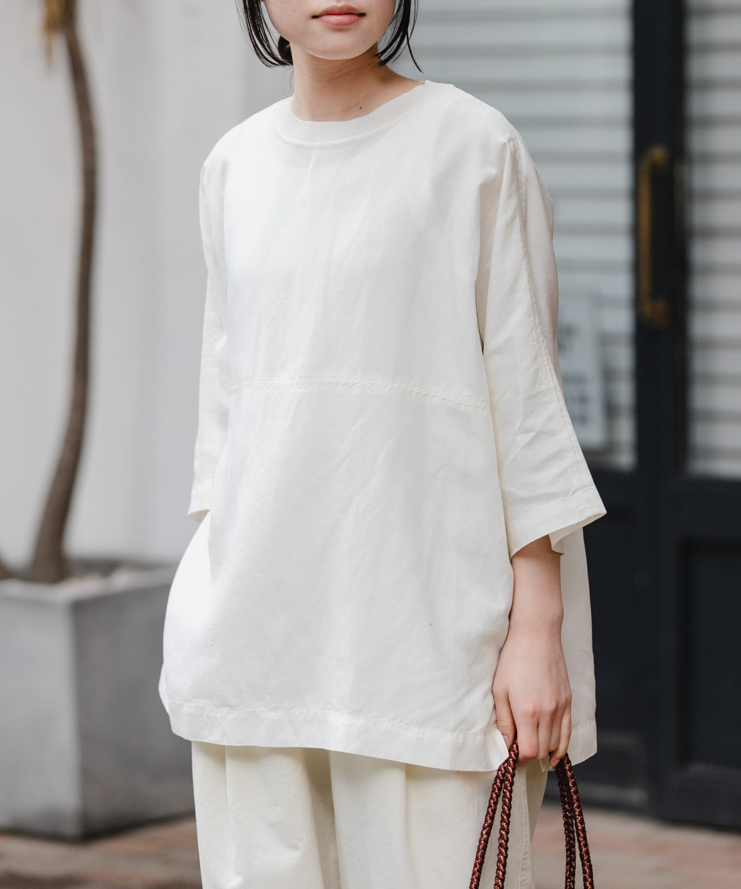 URBAN RESEARCH DOORS「FORK&SPOON　プルオーバーブラウス」|シャツ・ブラウス|