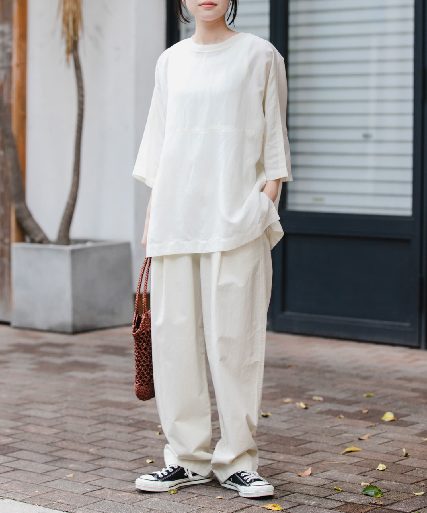 URBAN RESEARCH DOORS「FORK&SPOON　プルオーバーブラウス」|シャツ・ブラウス|