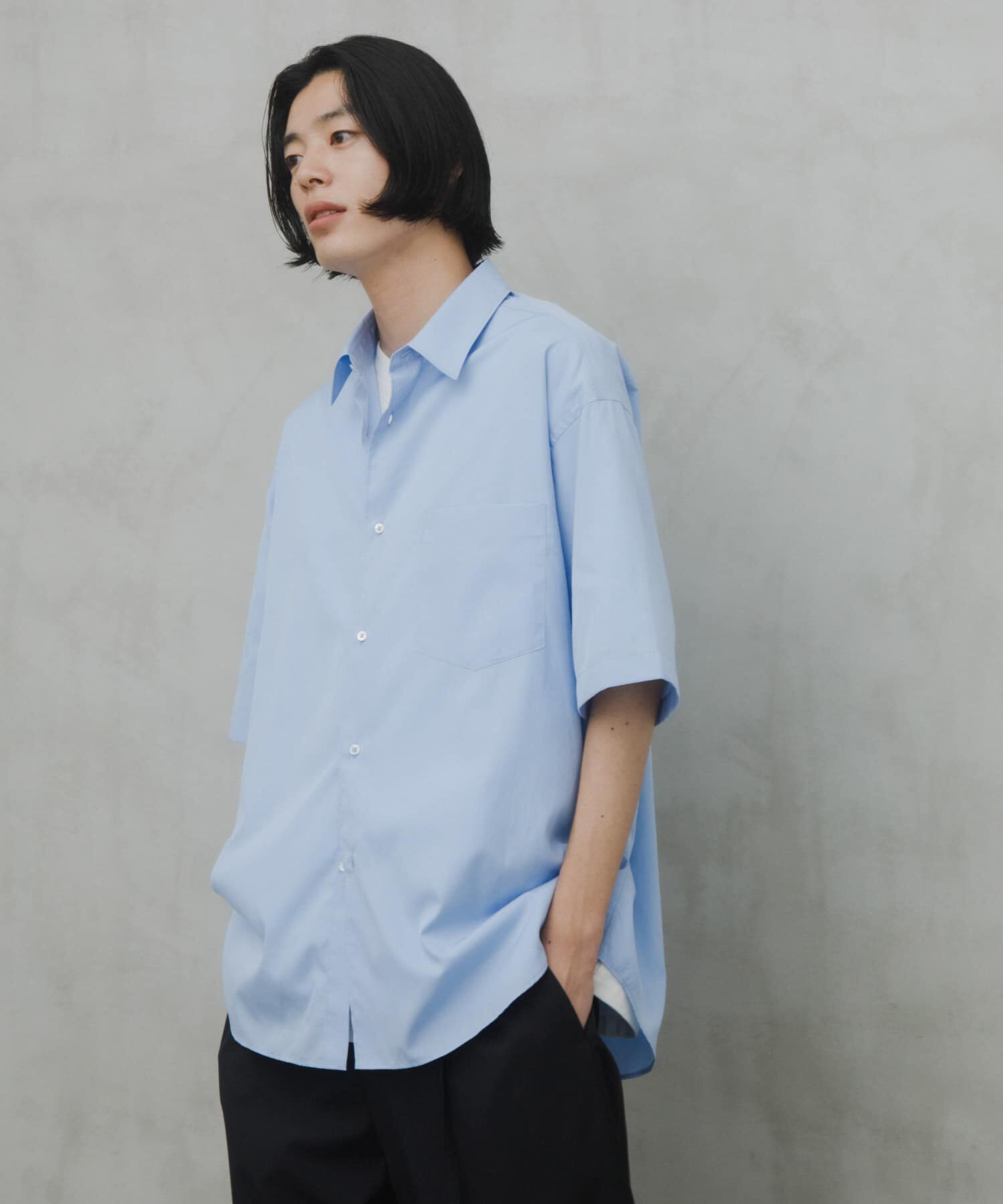 URBAN RESEARCH DOORS「Supima Cotton Regular SHIRTS」|シャツ・ブラウス|ブルー