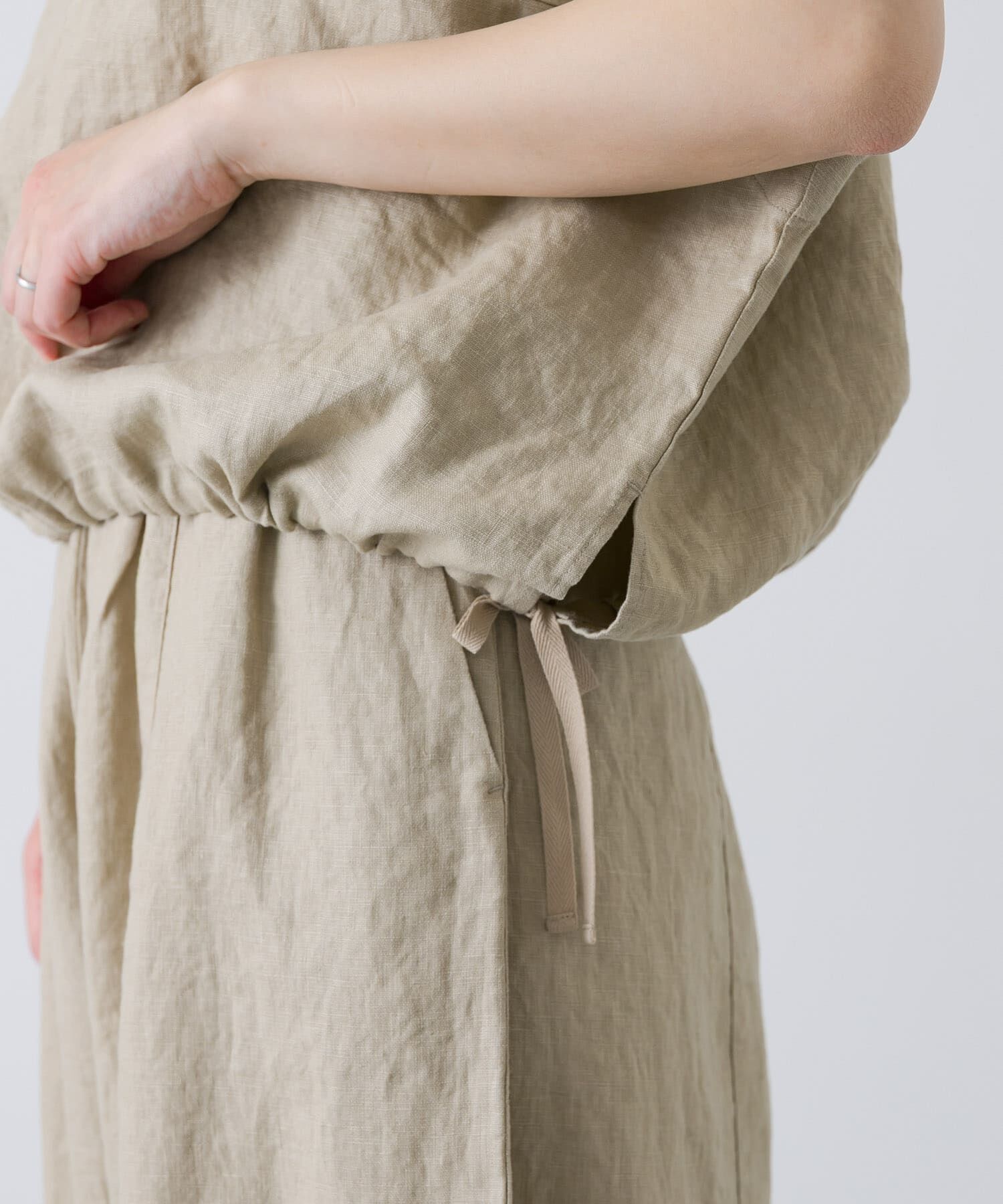 かぐれ「リネンサークルプルオーバー」|シャツ・ブラウス|