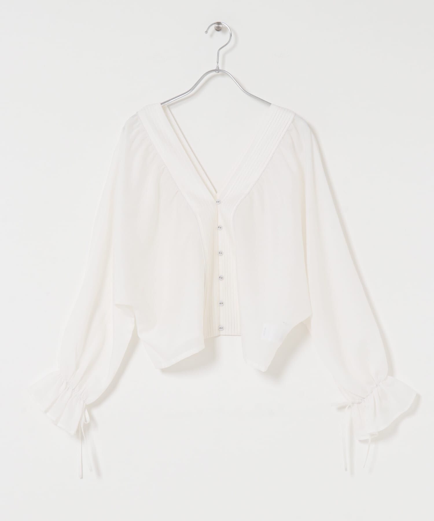  「ピンタックギャザーブラウス」|シャツ・ブラウス|