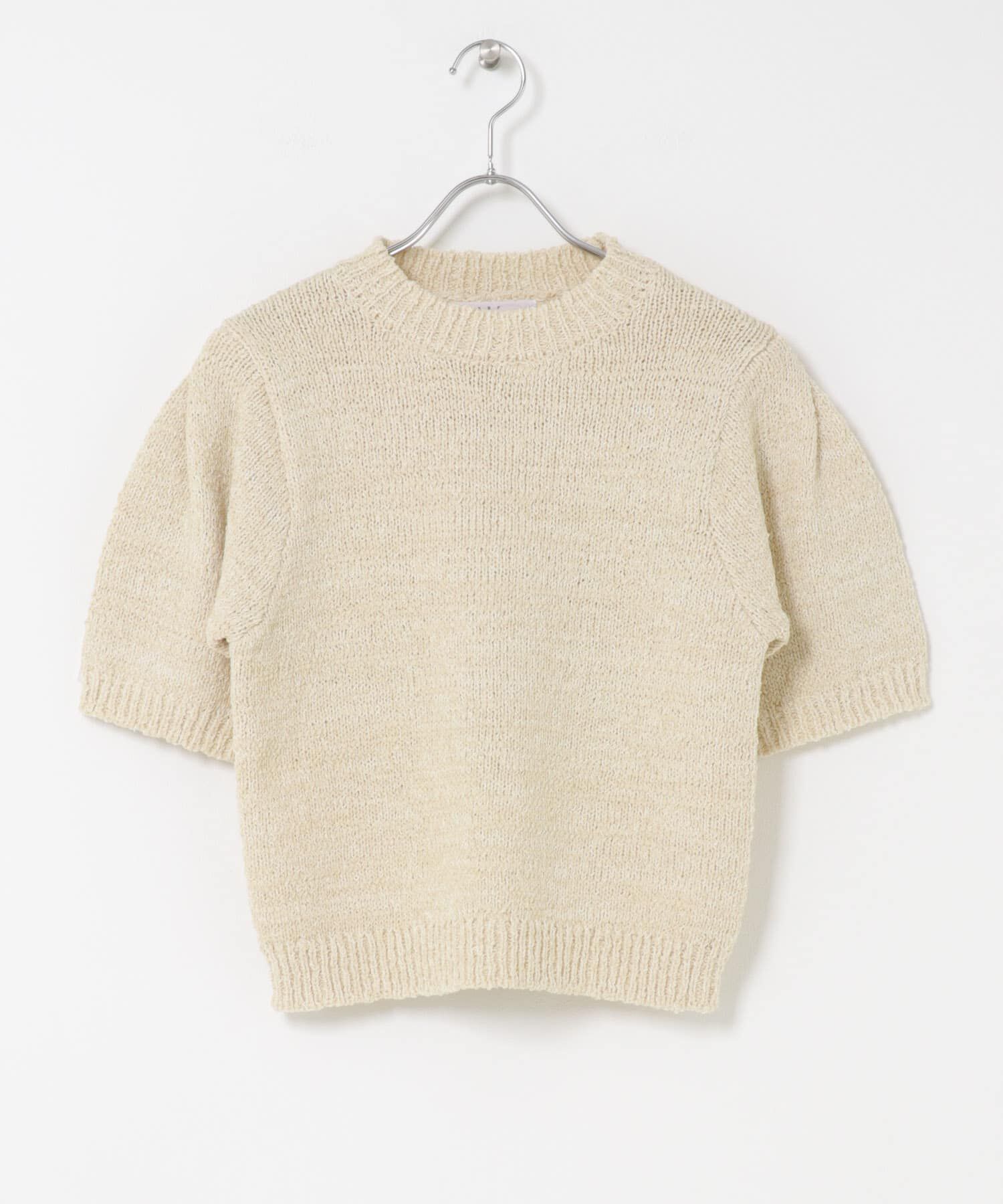  「ハーフスリーブクロップドニット」|ニット・セーター|