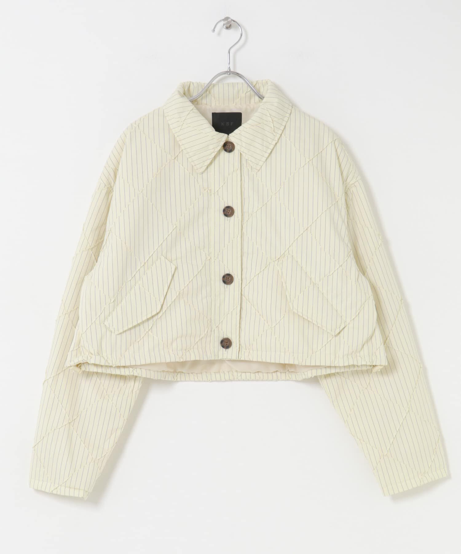  「キルティングシャツブルゾン」|ダウン|