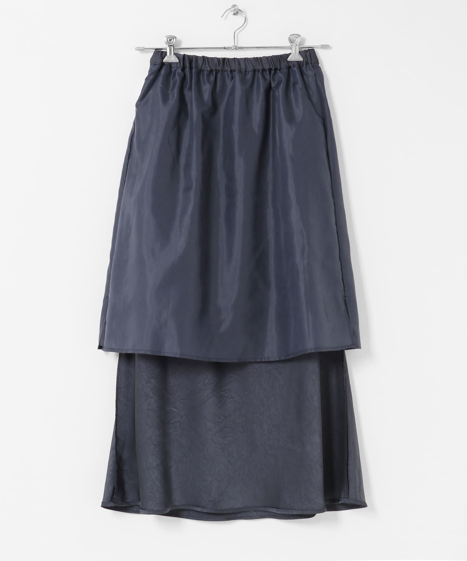  「クラッシュサテンナロースカート」|スカート|