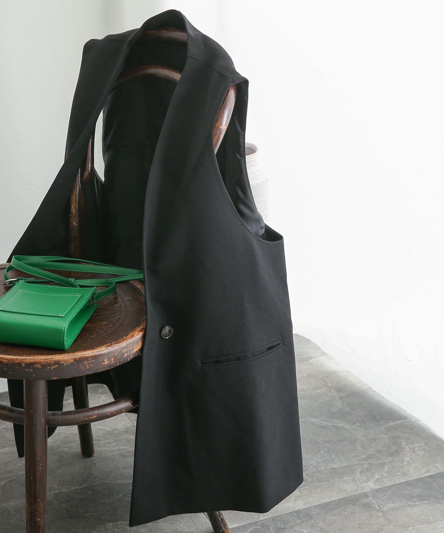 SENSE OF PLACE by URBAN RESEARCH「ダブルテーラードベスト」|ベスト・ジレ|