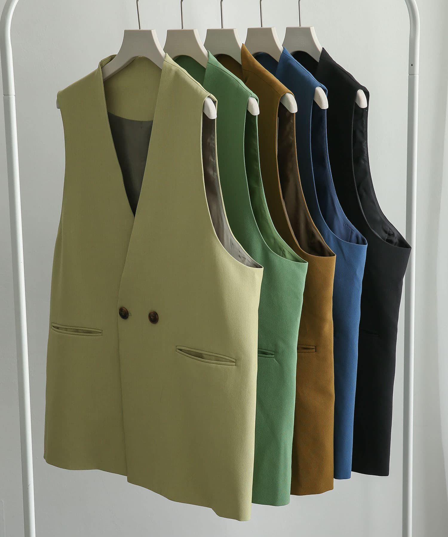 SENSE OF PLACE by URBAN RESEARCH「ダブルテーラードベスト」|ベスト・ジレ|