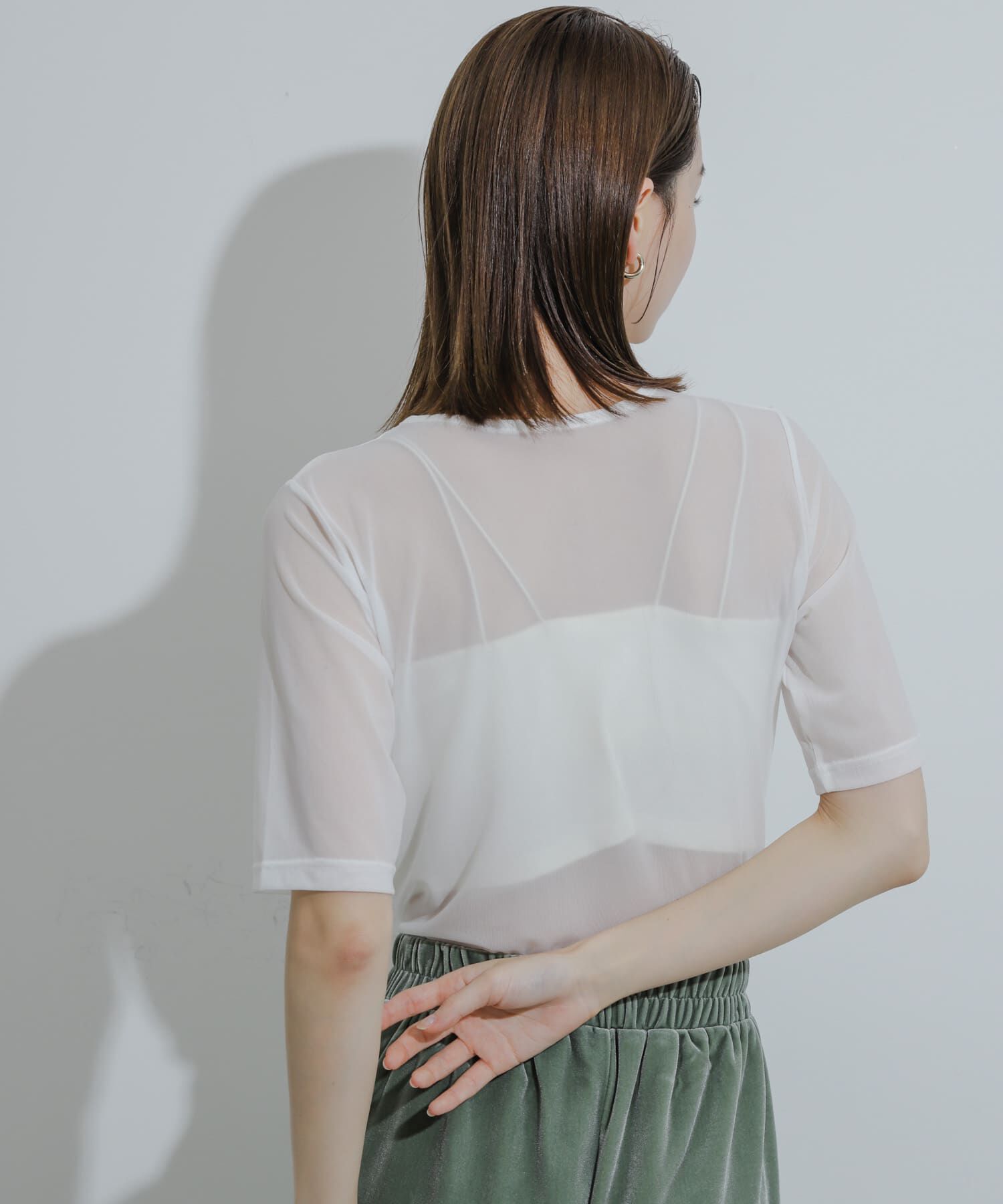 SENSE OF PLACE by URBAN RESEARCH「コードシシュウカットトップ」|Tシャツ・カットソー|