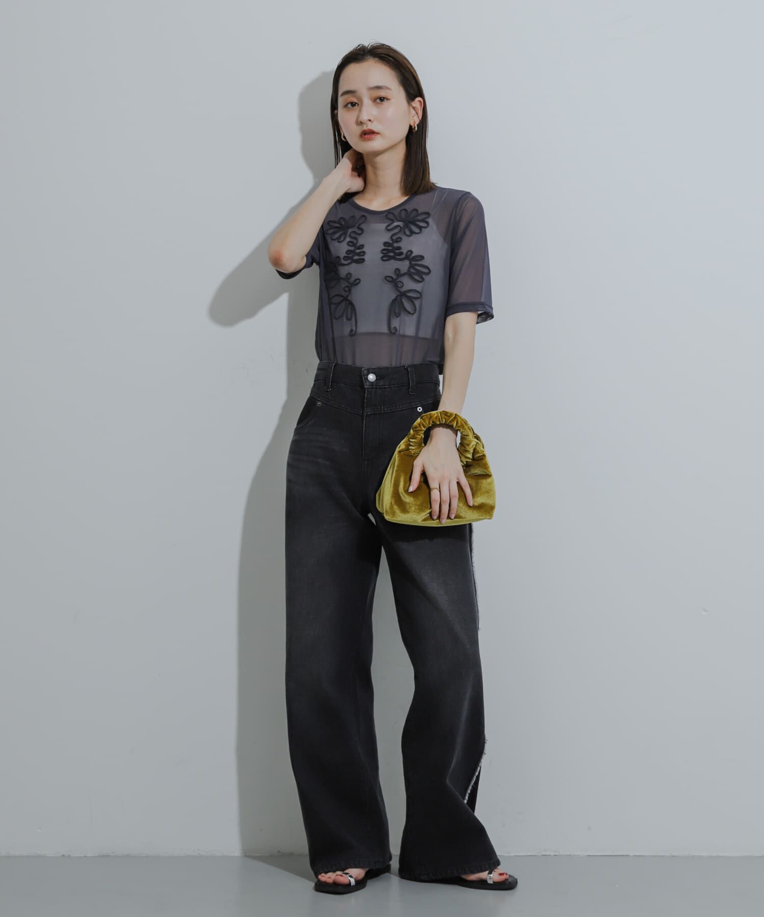 SENSE OF PLACE by URBAN RESEARCH「コードシシュウカットトップ」|Tシャツ・カットソー|