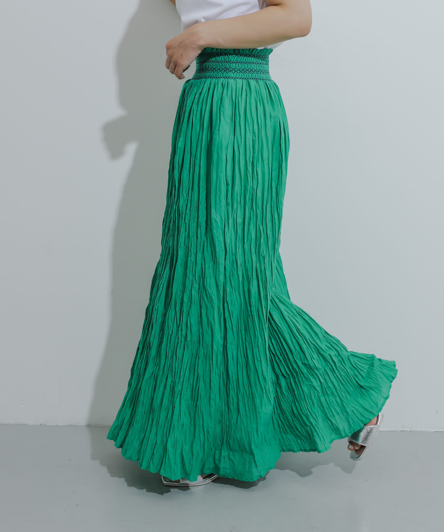 SENSE OF PLACE by URBAN RESEARCH「インドシャーリングワッシャースカート」|スカート|