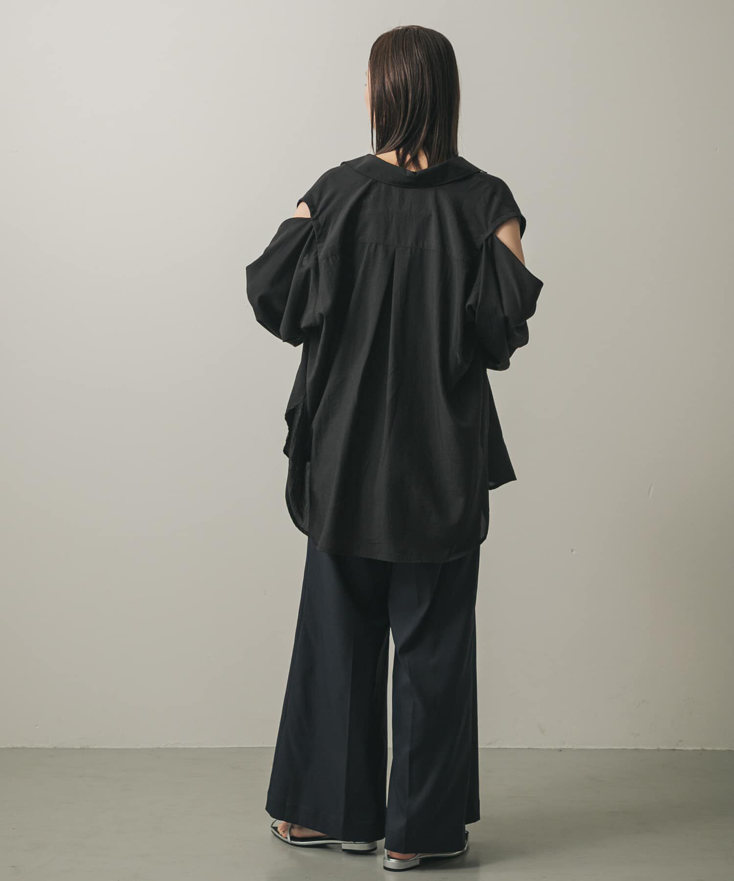 SENSE OF PLACE by URBAN RESEARCH「リネンライクショルダースリットシャツ」|シャツ・ブラウス|