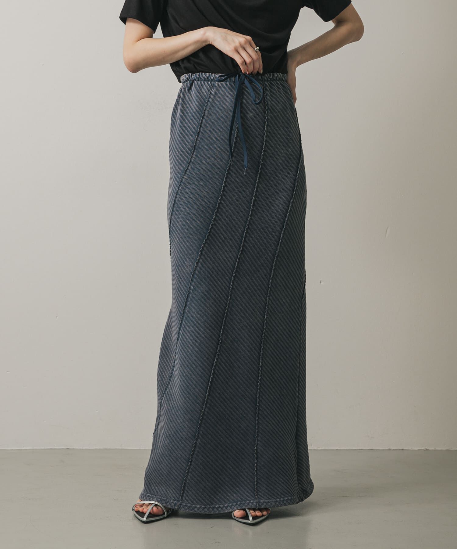 SENSE OF PLACE by URBAN RESEARCH「バイアスリブスカート」|スカート|