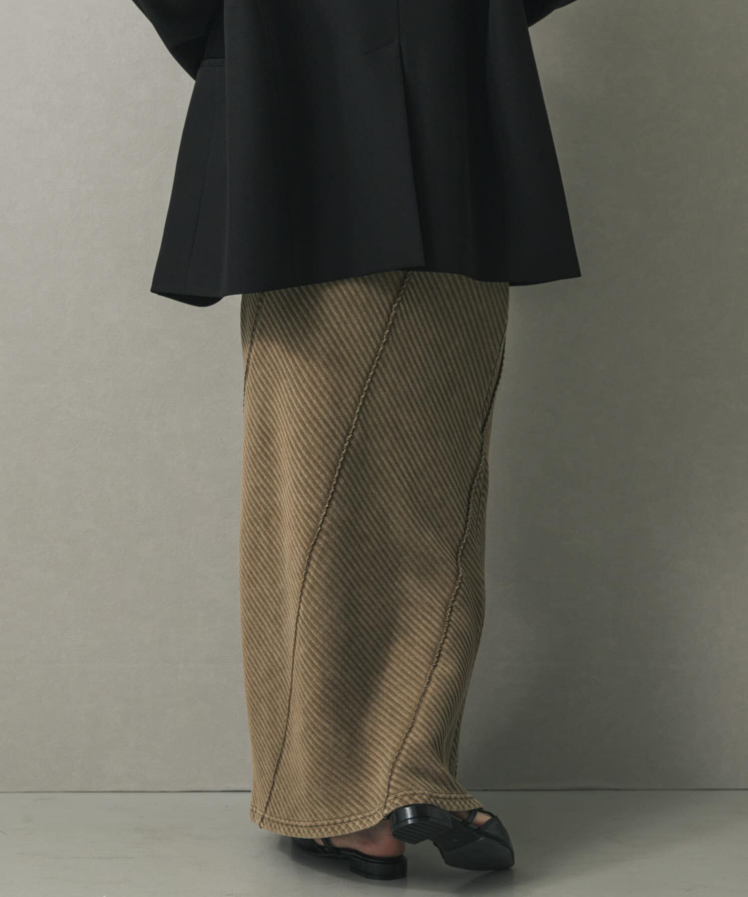 SENSE OF PLACE by URBAN RESEARCH「バイアスリブスカート」|スカート|