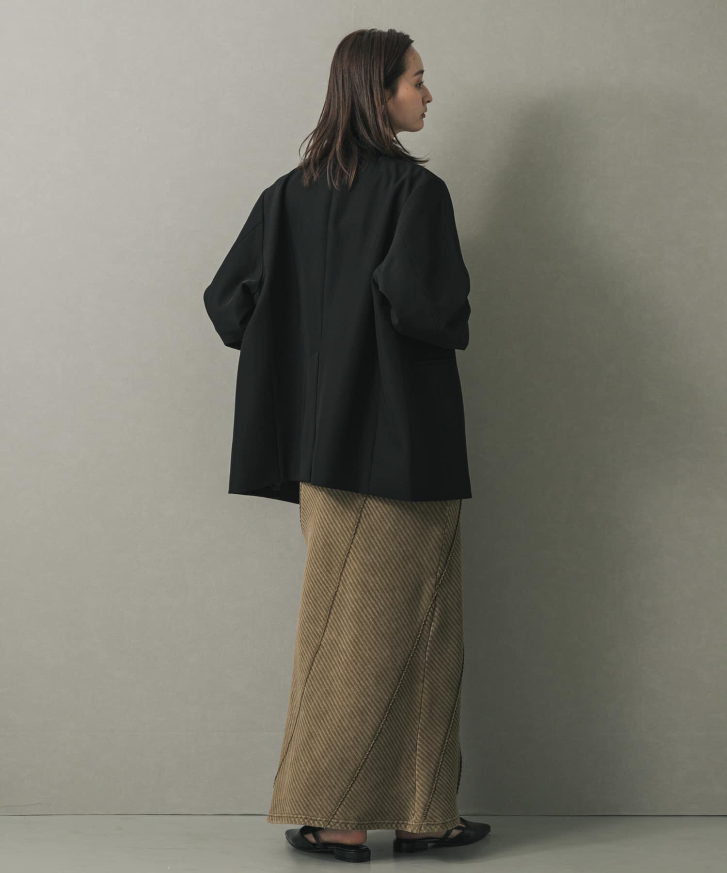 SENSE OF PLACE by URBAN RESEARCH「バイアスリブスカート」|スカート|