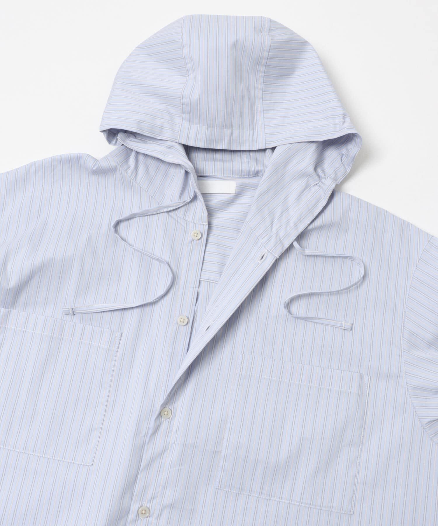 SENSE OF PLACE by URBAN RESEARCH「ストライプフーディールーズシャツ」|シャツ・ブラウス|