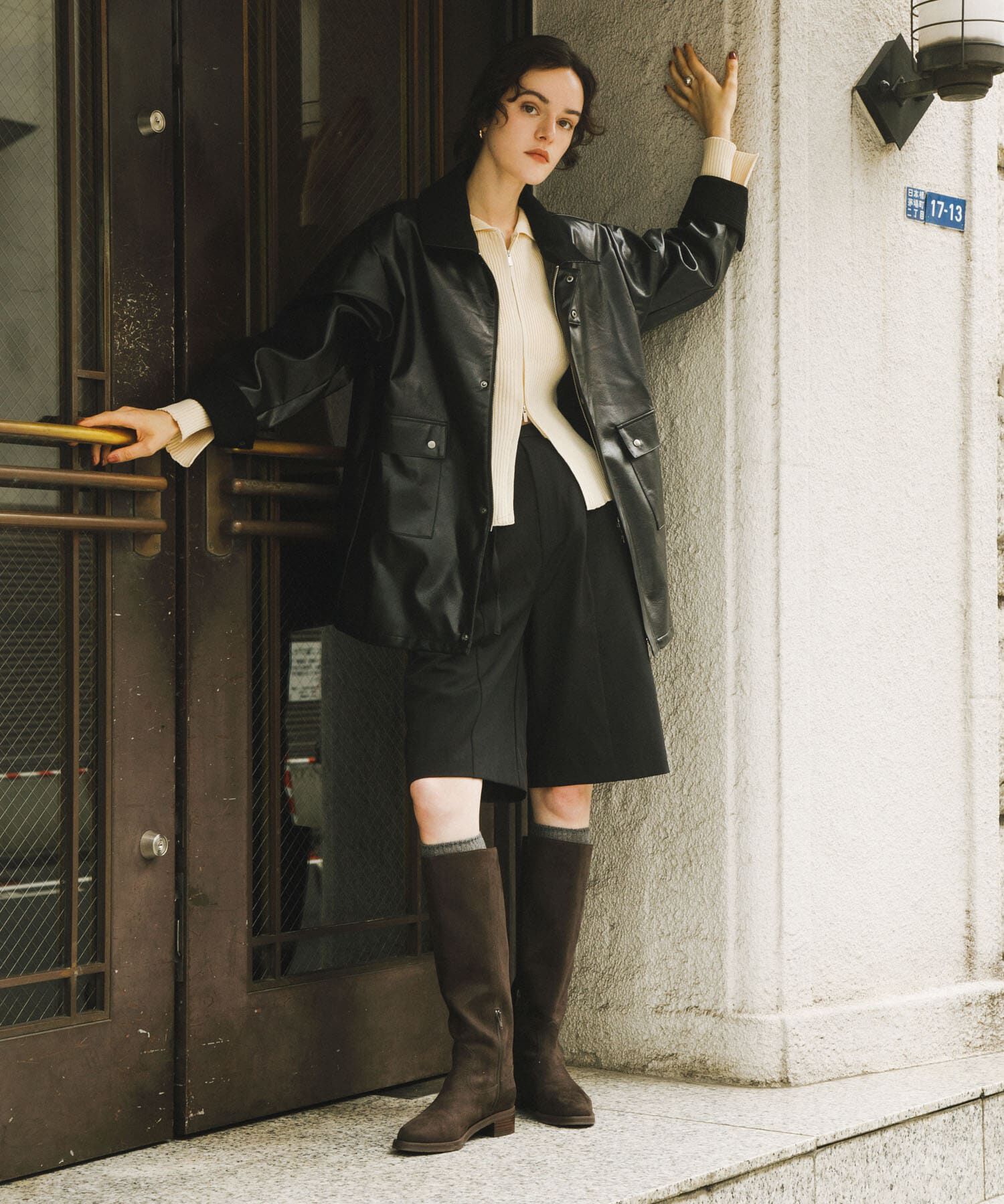 SENSE OF PLACE by URBAN RESEARCH「バミューダショートパンツ」|その他|ブラック